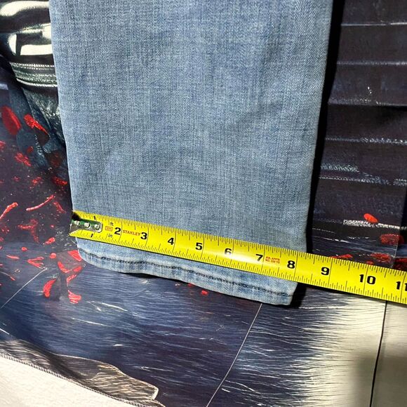 Levi's 715 Bootcut Jeans Womens 30x29 Blue Cotton Denim Light Wash Streetwear - Picture 6 of 6